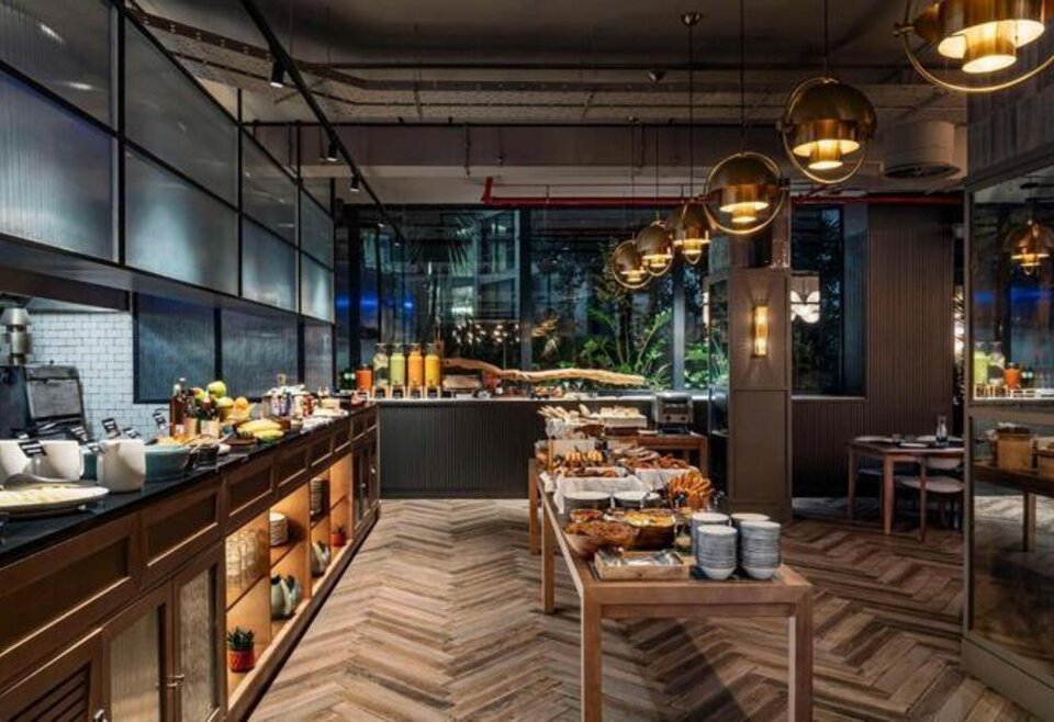 Buffetrestaurant van hotel in Madrid