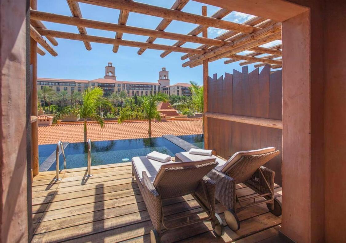 Loungebedden Lopesan Baobab Resort Gran Canaria