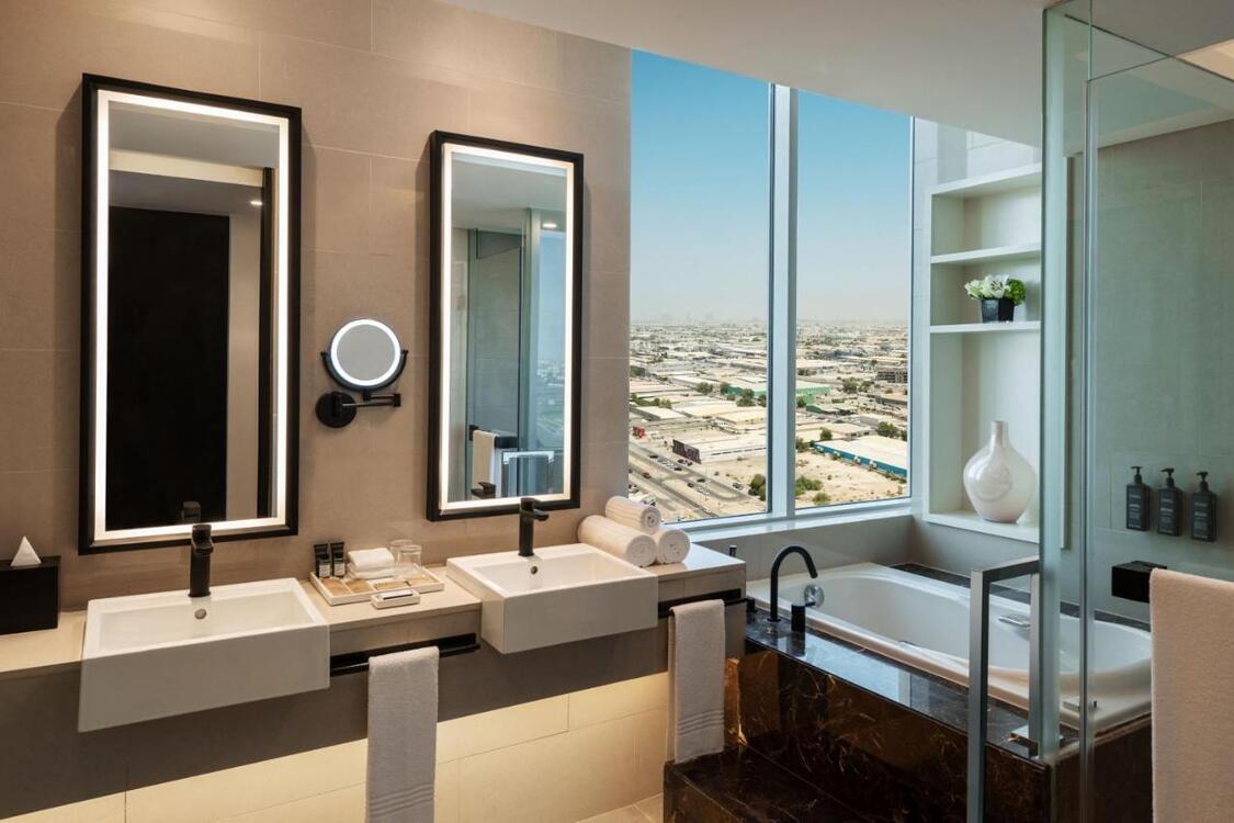 Badkamer Sheraton Mall of the Emirates hotel Dubai