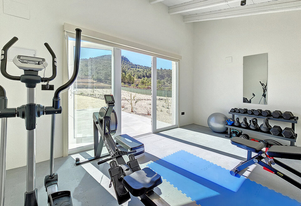 Gym villa La Zarza Alicante Spanje