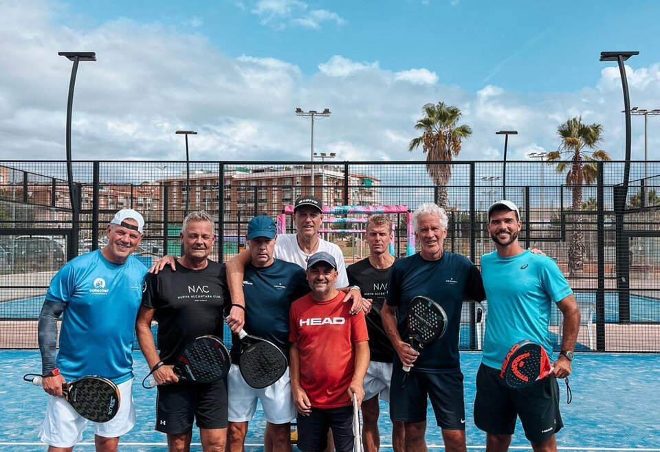 Padel Pirates spelers tijdens training in Lloret de Mar