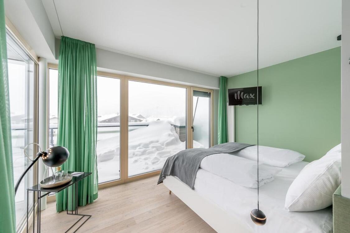 Slaapkamer Lifestylehotel daMAX, Seefeld - Tirol - Oostenrijk