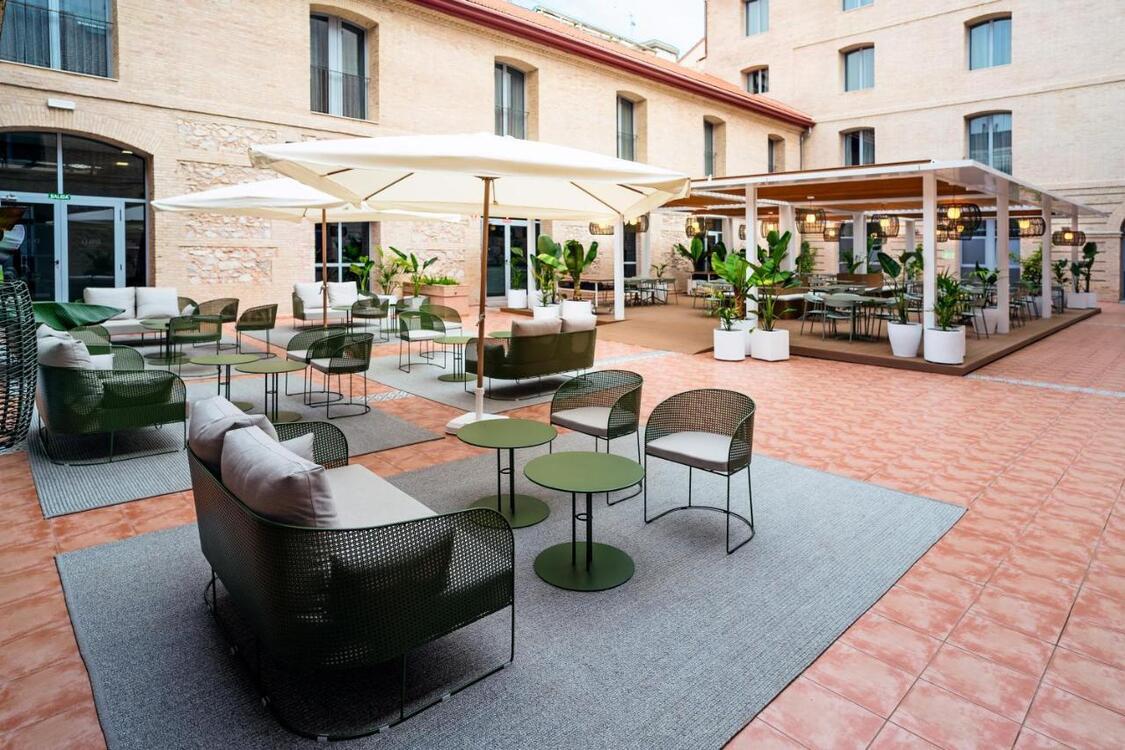 Binnentuin DWO hotel Valencia