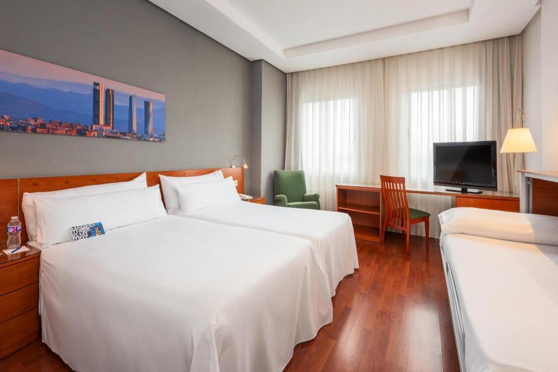 Hotelkamer Melia Charmartin hotel Madrid