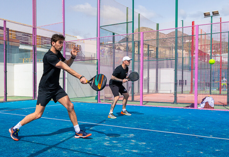 Padel Pirates spelers tijdens training in Lloret de Mar