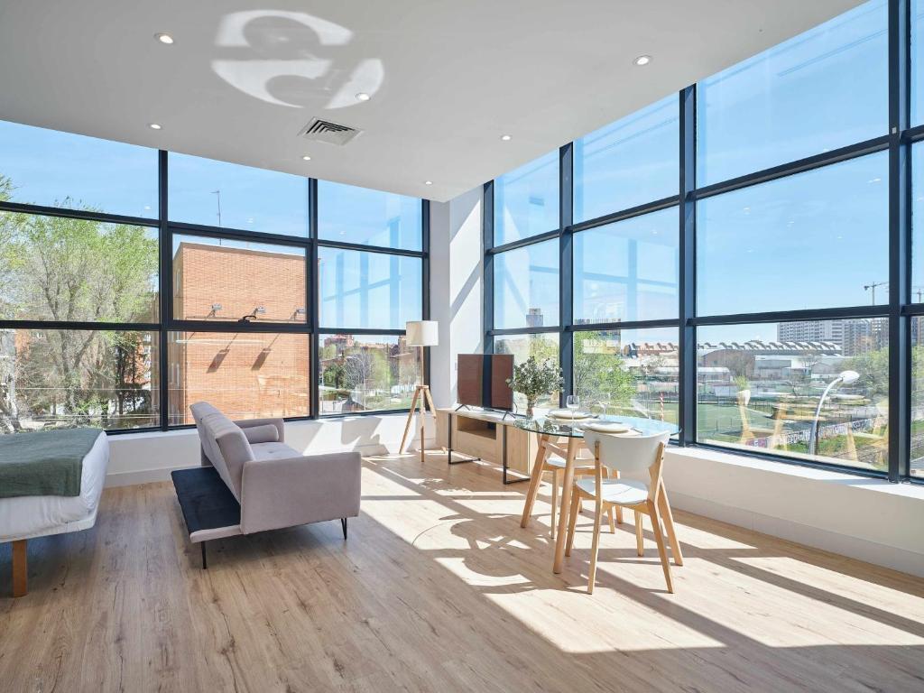 Uitzicht kamer Paseo Suites Madrid