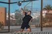 Padelspeler bij Can Padel Ibiza