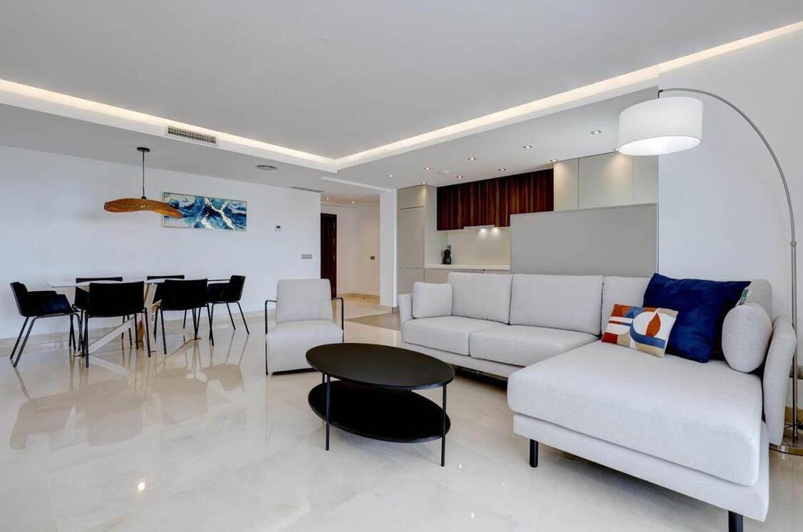 Woonkamer Aqua Apartments Marbella