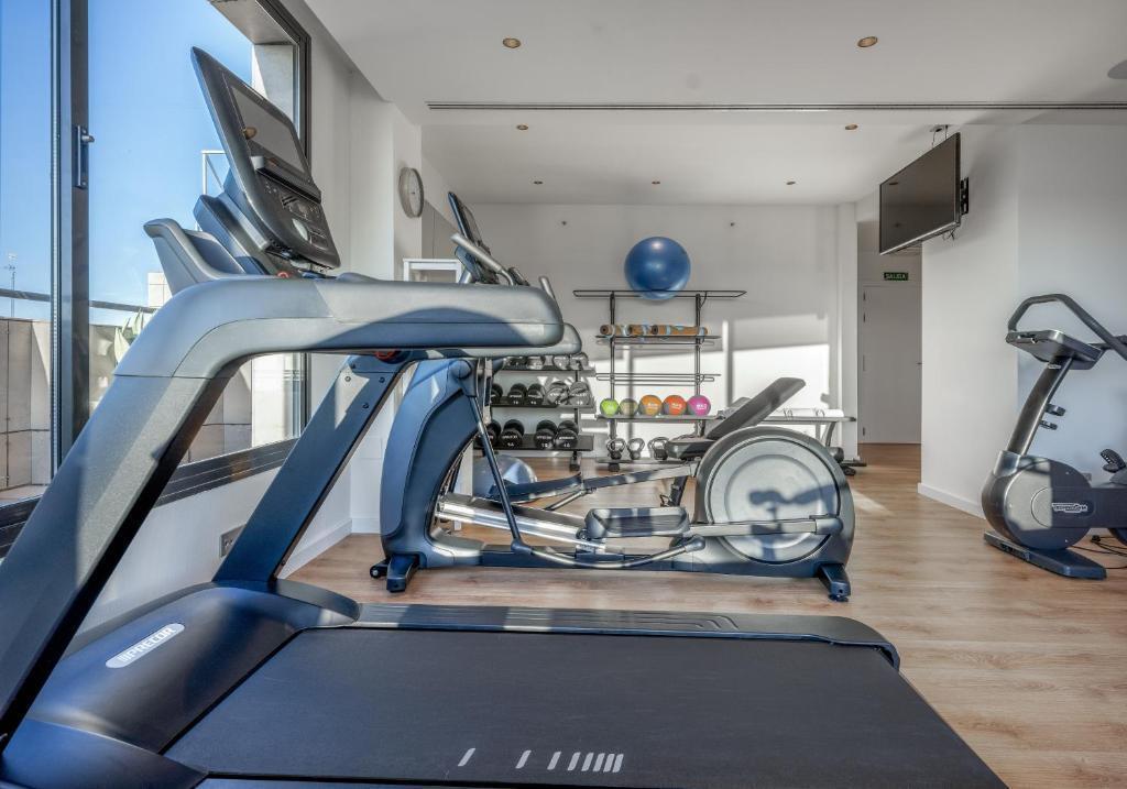 Gym met uitzicht Innside Melia Valencia
