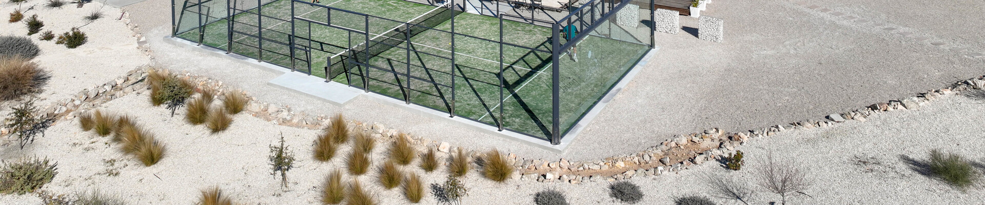 Overzichtfoto van padel villa La Zarza, Spanje