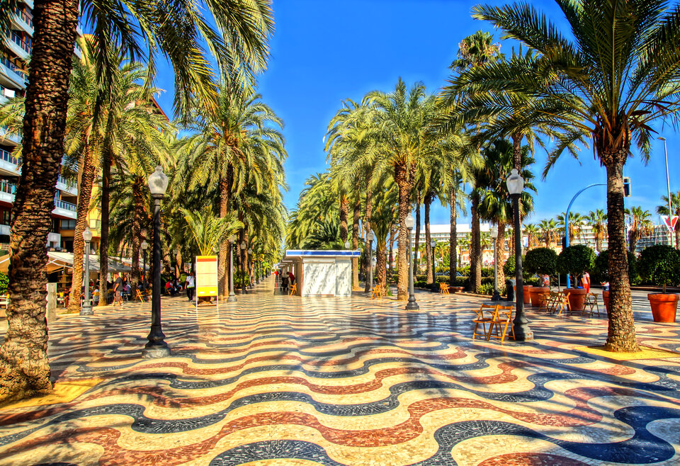 De Boulevard van Alicante