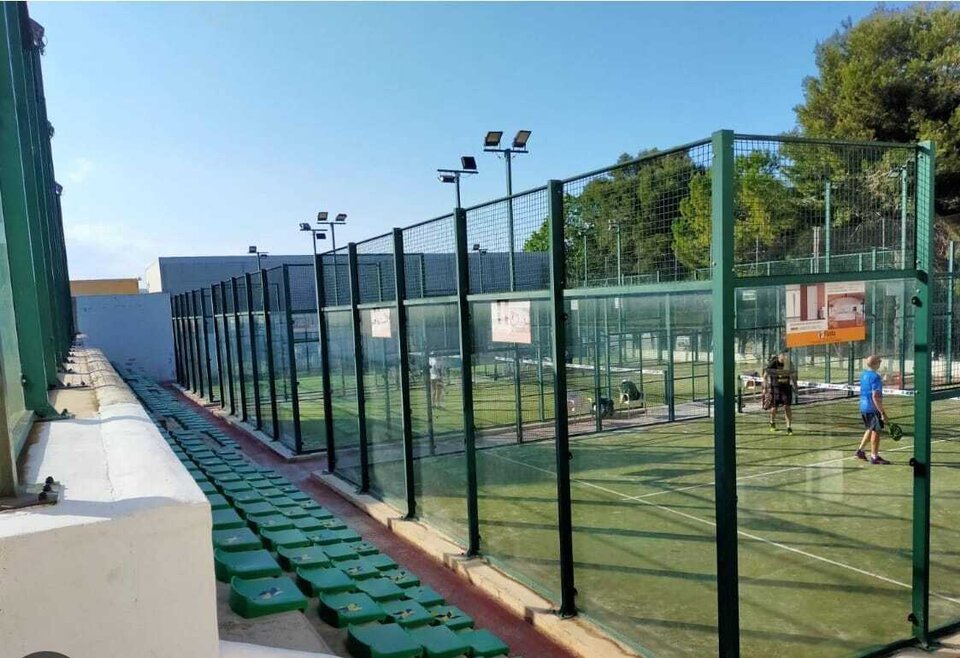 Padelbaan in Benissa Spanje