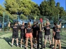 Padel Pirates groep aan het trainen Alicante