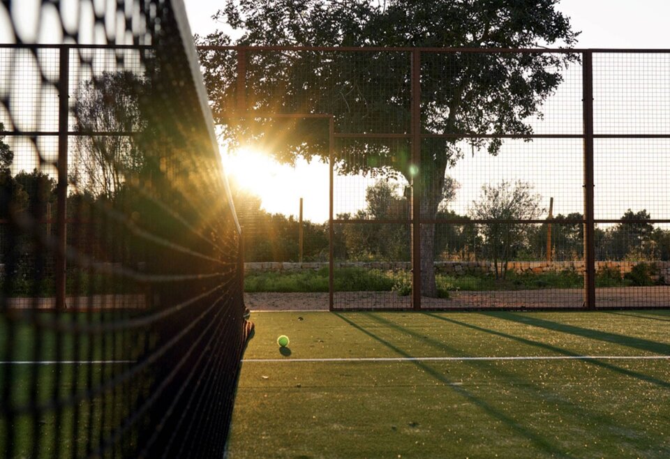 Can Padel Ibiza padelbaan zon