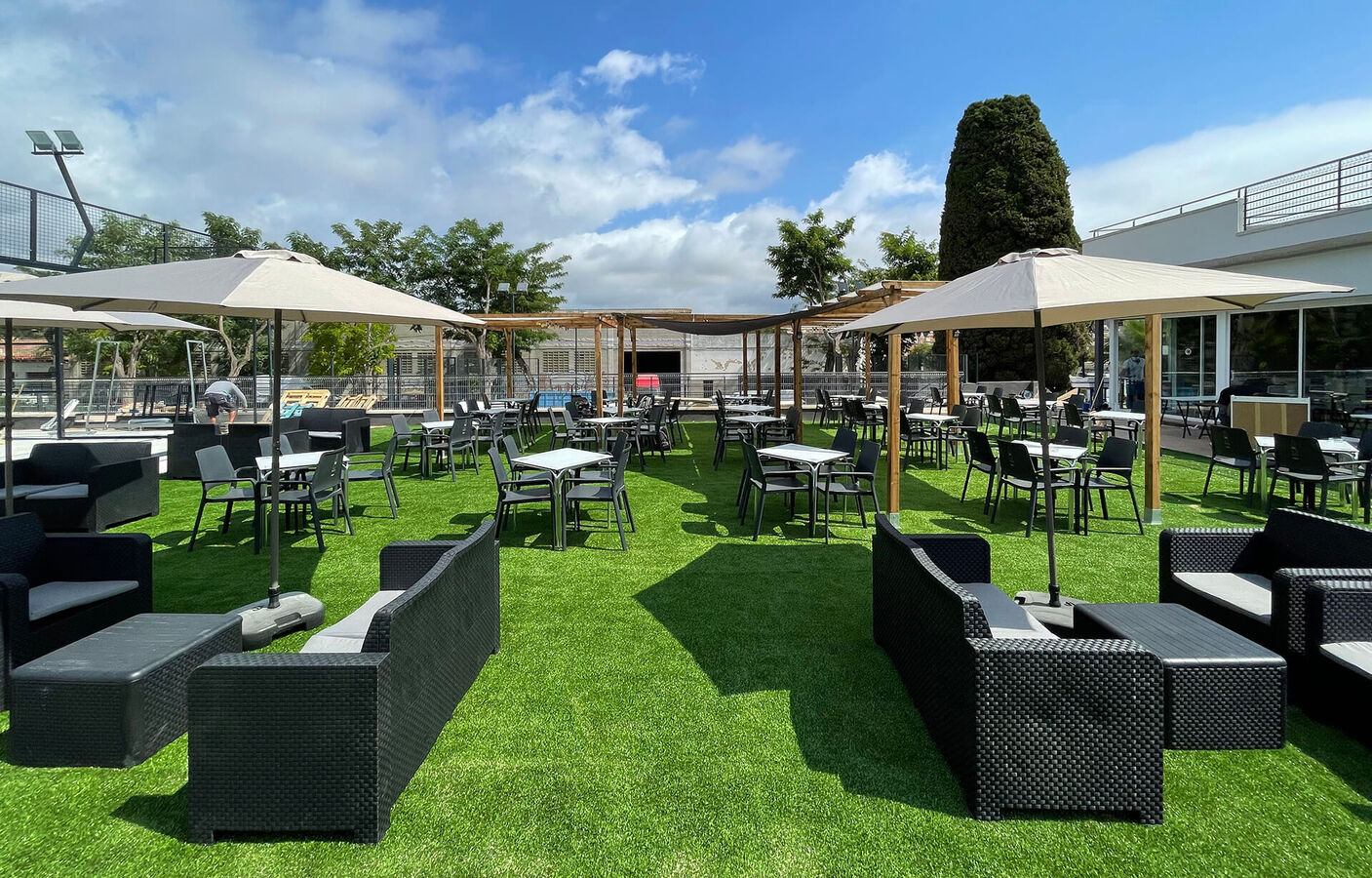 Terras padelclub Costa Brava