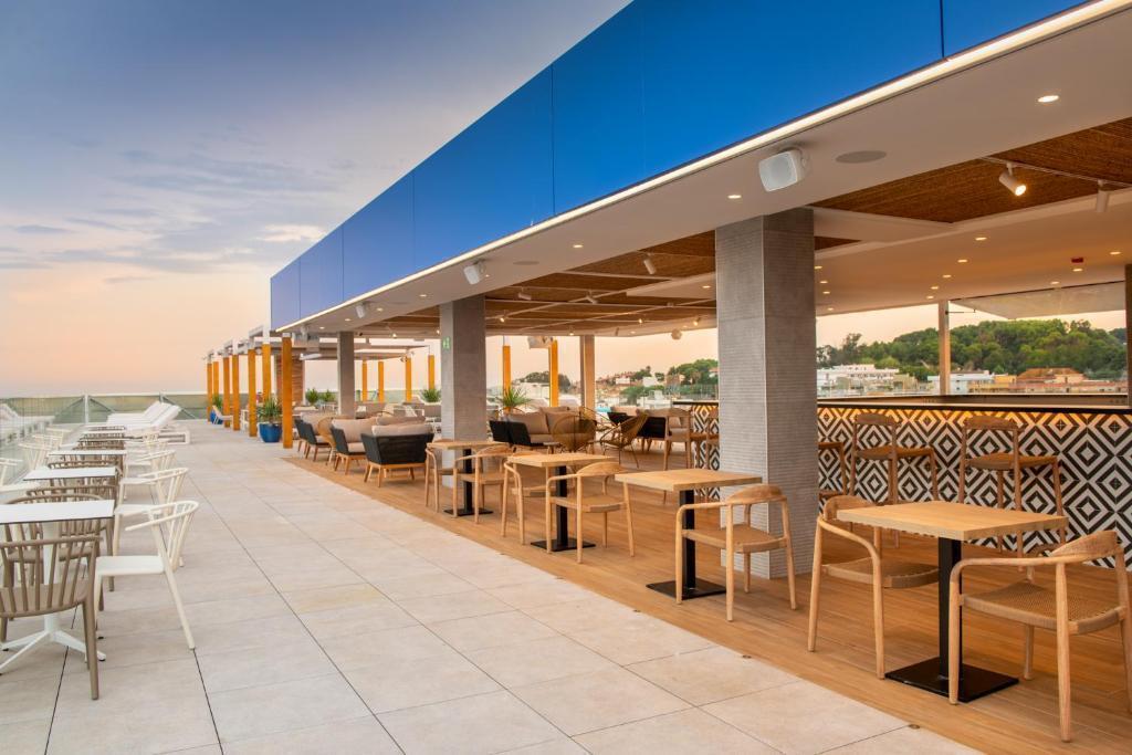 Dakterras hotel Lloret de Mar spanje L'azure 